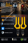 Universal Sinyal Ledi U Kasa Tek Renk Vidalı | Tüm Motosikletler İle Uyumlu