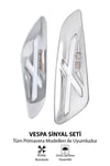 Vespa Primavera Led 4lü Sinyal Seti Gümüş
