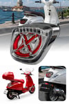 Vespa Primavera Led Stop Lambası Gümüş Kasa