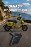 Vespa Uyumlu Amortisör Koruma Kapağı GTS Cnc Siyah