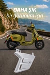 Vespa Uyumlu Amortisör Koruma Kapağı GTS Cnc Gümüş