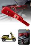 Vespa Uyumlu Artçı Basamak Uzatma GTS GTV Cnc Kırmızı