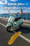 Vespa Uyumlu Çamurluk Rüzgarlığıt Primavera Cnc Gold