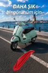 Vespa Uyumlu Çamurluk Rüzgarlığıt Primavera Cnc Kırmızı