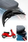 Vespa Uyumlu Ducktail Arka Spoiler Cnc Siyah