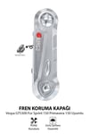 Vespa Uyumlu Frem Koruma Kapağı GTS 300 Sprint 150 Primavera 150 Cnc Gümüş