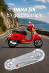 Vespa Uyumlu Frem Koruma Kapağı GTS 300 Sprint 150 Primavera 150 Cnc Gümüş