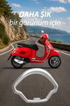 Vespa Uyumlu Kadran Çerçevesi Cnc Gümüş