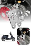 Vespa Uyumlu Motor Bağlantı Aparatı Cnc Gümüş