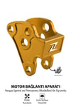 Vespa Uyumlu Motor Bağlantı Aparatı Cnc Gold