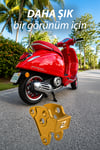 Vespa Uyumlu Motor Bağlantı Aparatı Cnc Gold