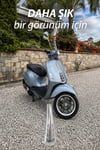 Vespa Uyumlu Ön Kravat Primavera Cnc Gümüş