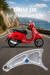 Vespa Uyumlu Salıncak Kolu Spirnt Primavera Cnc Gümüş