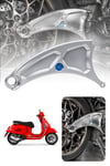 Vespa Uyumlu Salıncak Kolu Spirnt Primavera Cnc Gümüş
