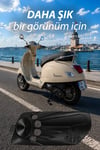 Vespa Uyumlu Varyatör Hava Girş Kapağı GTS GTV Cnc Siyah