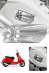Vespa Uyumlu Varyatör Hava Girş Kapağı GTS GTV Cnc Gümüş