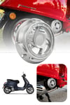 Vespa Uyumlu Varyatör Koruma Fanı Primavera Cnc Gümüş