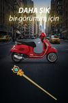 Vespa Uyumlu Yağ Çubuğu 2014-2026 Cnc Gold