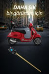 Vespa Uyumlu Yağ Çubuğu 2014-2026 Cnc Siyah