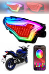 Yaamaha R25 MT25 R3 Rgb Far Stop 2017-2026 Telefon Kontrollü Kayar Sinyalli
