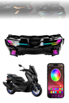 Yamaha Nmax Turbo Uyumlu Rgb Far Ledi 2025-2026 Telefon Kontrollü