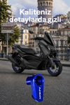 Yamaha Nmax Uyumlu Abs Sensör Koruma 2021-2026 Cnc Mavi