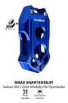 Yamaha Nmax Uyumlu Anahtar Kılıfı 2021-2026 Cnc Mavi