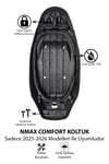 Yamaha Nmax Uyumlu Comfort Koltuk 2025-2026 Siyah