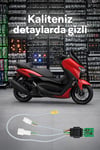 Yamaha Nmax Uyumlu F1 Çakar Modülü Soketli Kablo Seti  2021-2024