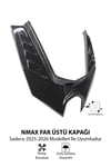 Yamaha Nmax Uyumlu Far Üstü Kapağı 2025-2026 Karbon Desen