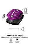 Yamaha Nmax Uyumlu Hidrolik Kapağı 2021-2026 Cnc Mor