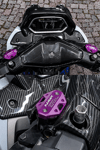 Yamaha Nmax Uyumlu Hidrolik Kapağı 2021-2026 Cnc Mor