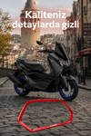Yamaha Nmax Uyumlu Kadran Çerçevesi 2025-2026 Cnc Kırmızı