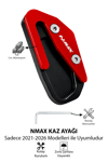 Yamaha Nmax Uyumlu Kaz Ayağı Koruyucu Seti 2021-2026 Cnc Kırmızı