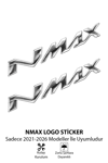 Yamaha Nmax Uyumlu Logo Sticker 2021-2026 Gümüş