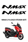 Yamaha Nmax Uyumlu Logo Sticker 2021-2026 Siyah