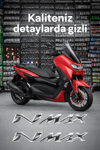 Yamaha Nmax Uyumlu Logo Sticker 2021-2026 Gümüş
