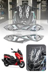 Yamaha Nmax Uyumlu Ön Cam Brekati 2025-2026 Cnc Gümüş