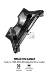 Yamaha Nmax Uyumlu Ön Kanat 2025-2026 Karbon Desen
