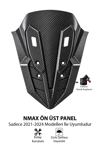 Yamaha Nmax Uyumlu Ön Üst Panel 2021-2024 Karbon Desen