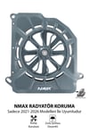 Yamaha Nmax Uyumlu Pervaneli Radyatör Koruması 2021-2026 Cnc Titanyum