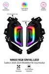 Yamaha Nmax Uyumlu Rgb Sinyal Ledi 2020-2024 Telefon Kontrollü