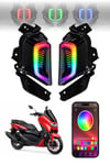 Yamaha Nmax Uyumlu Rgb Sinyal Ledi 2020-2024 Telefon Kontrollü