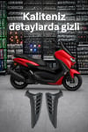 Yamaha Nmax Uyumlu Sinyal Üstü Kapağı 2021-2024 Karbon Desen