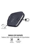 Yamaha Nmax Uyumlu Sol Cep Kapak 2021-2024 Karbon Desen