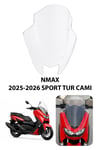 Yamaha Nmax Uyumlu Sport Tur Camı 2025-2026 Mod 4 Şeffaf