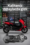 Yamaha Nmax Uyumlu Vartatör Kapağı 2021-2024 Karbon Desen