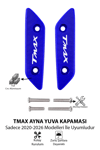 Yamaha Tmax Uyumlu Ayna Yuva Kapaması 2020-2026 Cnc Mavi