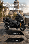 Yamaha Tmax Uyumlu Ayna Yuva Kapaması 2020-2026 Cnc Siyah