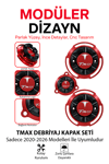 Yamaha Tmax Uyumlu Debriyaj Kapak Seti 2020-2026 Cnc Kırmızı